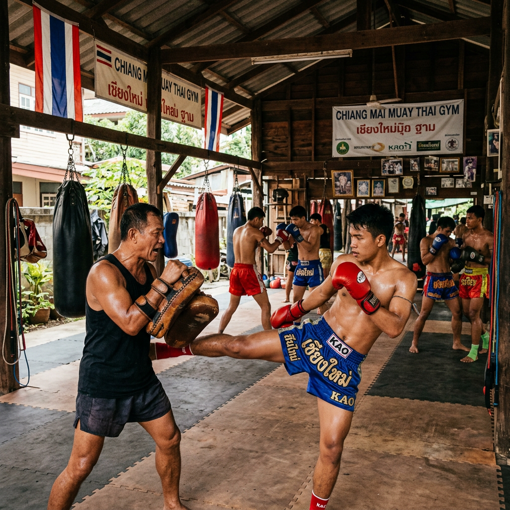 Muay Thai Training Class Chiang Mai – Authentic Lanna Thai Boxing