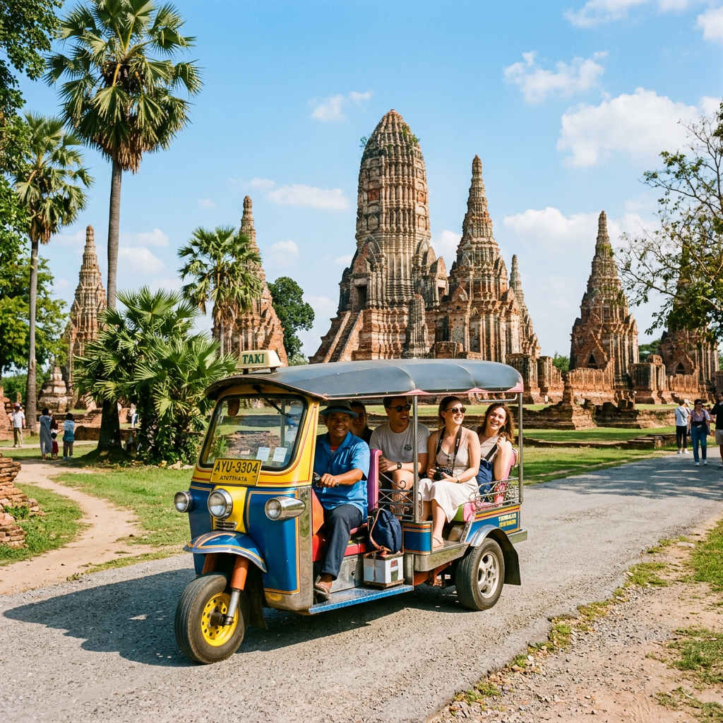 Ayutthaya Tuk Tuk Temple Tour