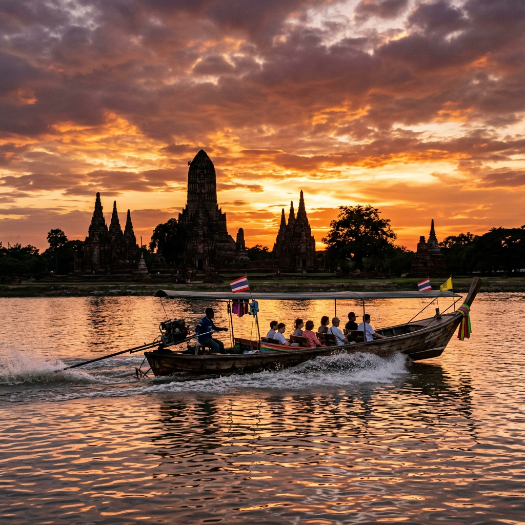 Ayutthaya River Sunset Cruise
