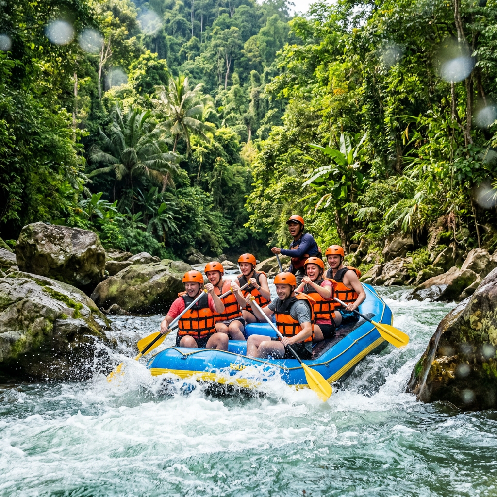 Chiang Mai White Water Rafting – Mae Taeng River Grade 3-4 Rapids