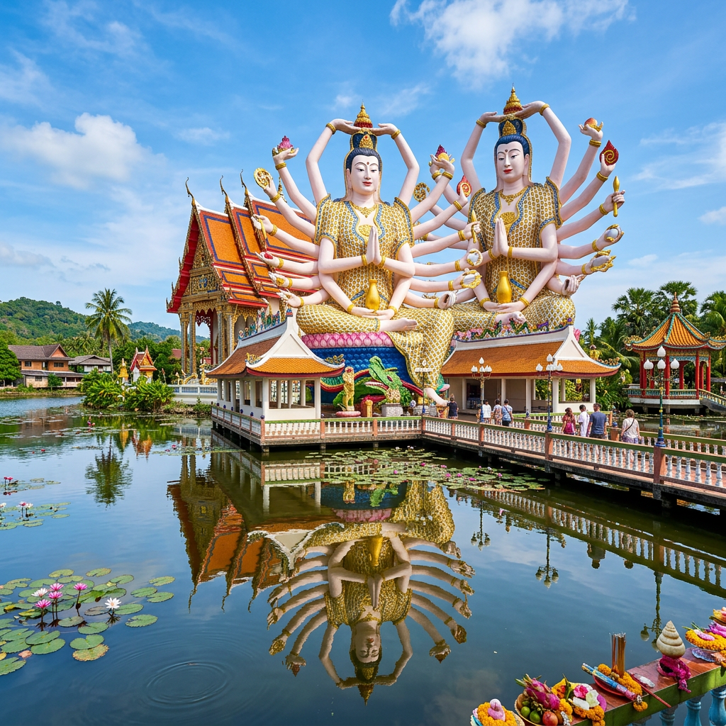 Wat Plai Laem Temple