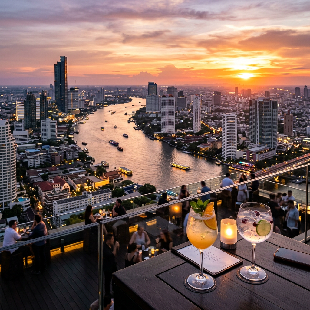Bangkok Rooftop Bars (Sky Bar & Vertigo) 4