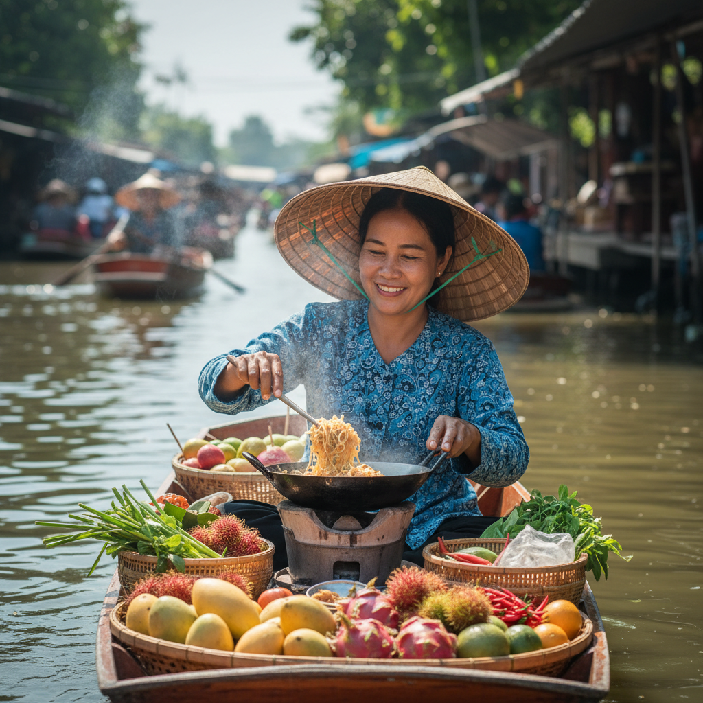 Floating Market Bangkok – Damnoen Saduak 5
