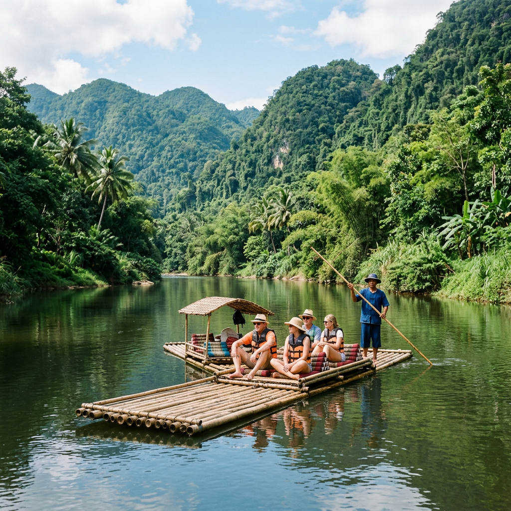 Chiang Mai White Water Rafting – Mae Taeng River Grade 3-4 Rapids 5