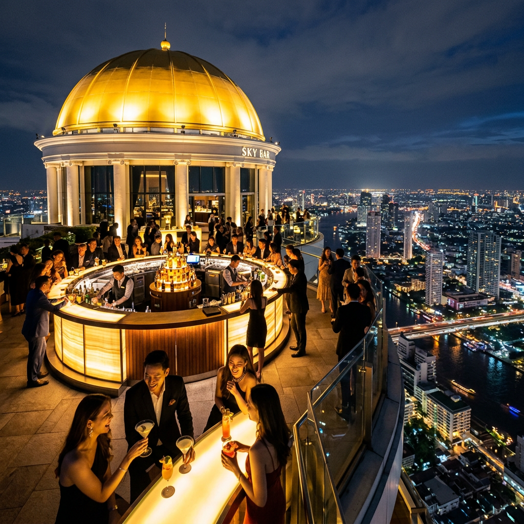 Bangkok Rooftop Bars (Sky Bar & Vertigo) 2
