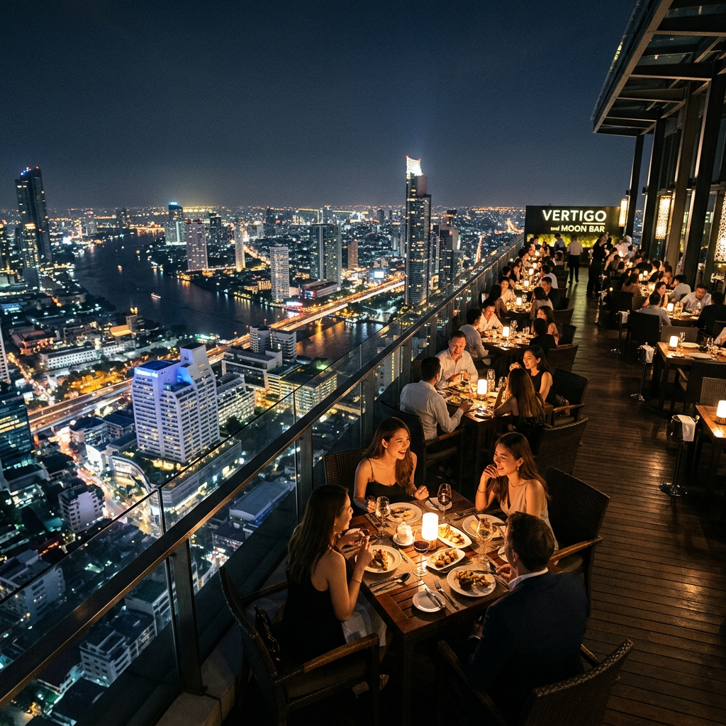 Bangkok Rooftop Bars (Sky Bar & Vertigo) 3