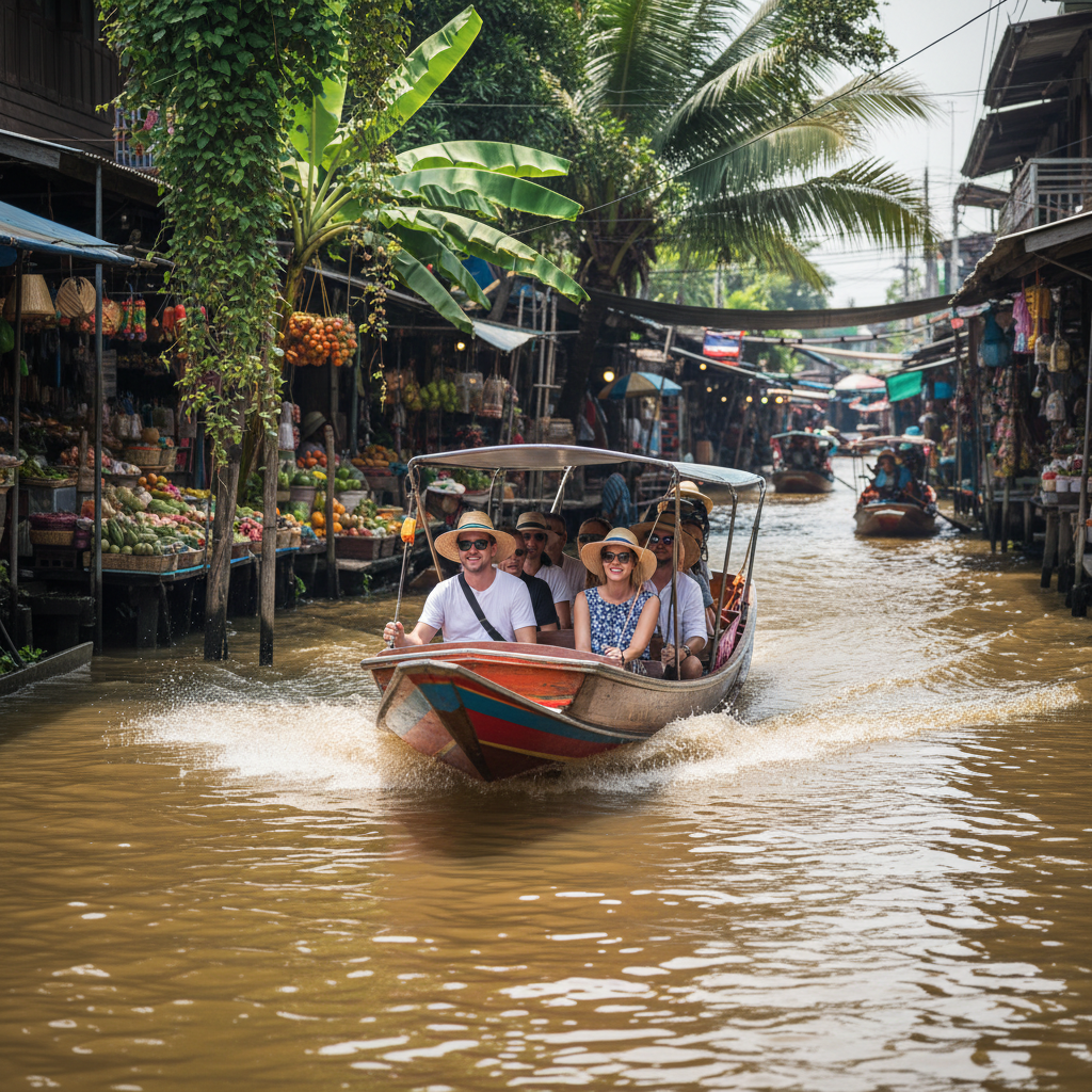 Floating Market Bangkok – Damnoen Saduak 6