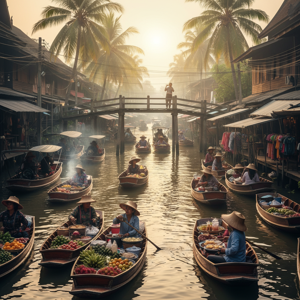 Floating Market Bangkok – Damnoen Saduak 4