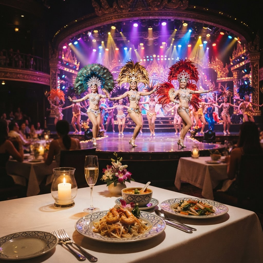 Alcazar Cabaret Show Pattaya with Dinner