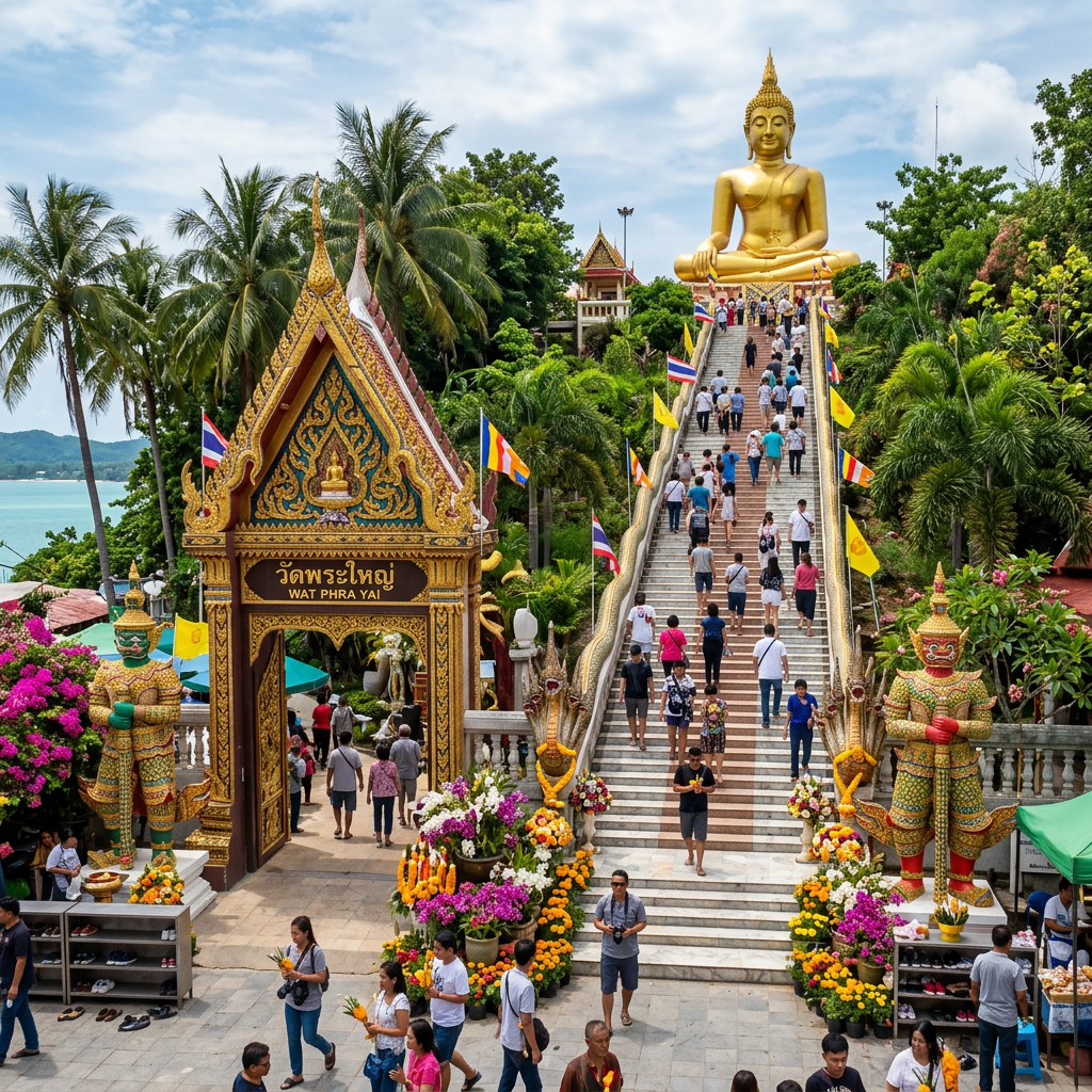 Big Buddha Temple (Wat Phra Yai) Koh Samui – Iconic Golden Landmark 6