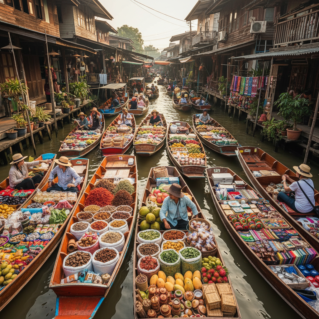 Floating Market Bangkok – Damnoen Saduak 7