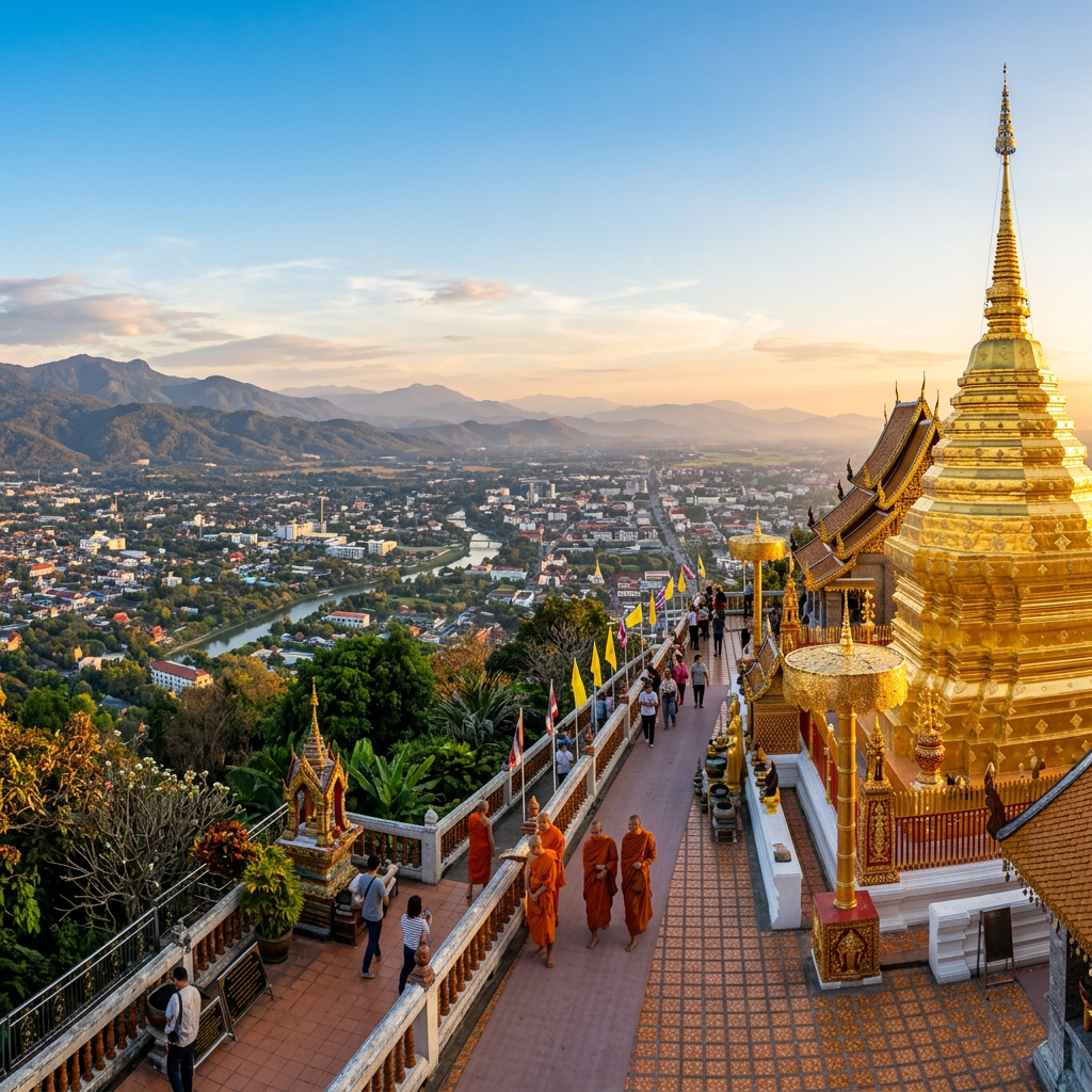 Wat Phra That Doi Suthep Temple 4