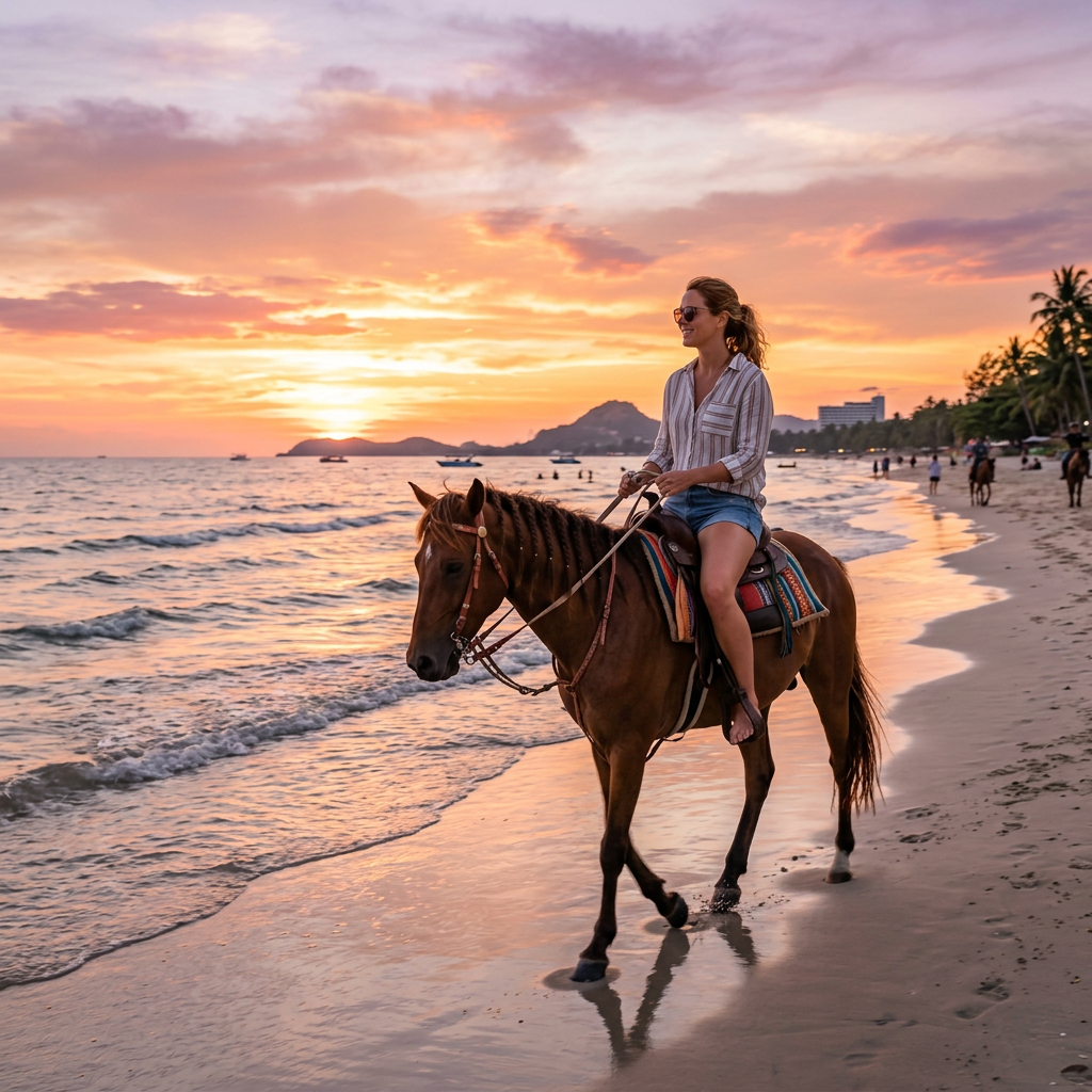 Horse Riding on the Beach