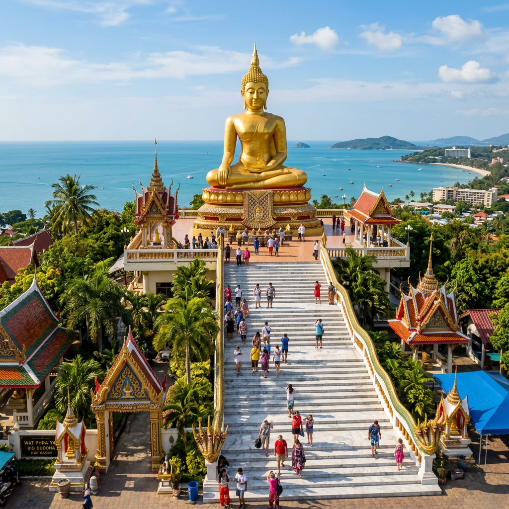 Big Buddha Temple (Wat Phra Yai) Koh Samui – Iconic Golden Landmark