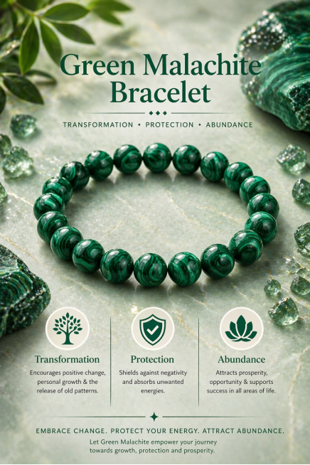 Green Malachite Bracelet
