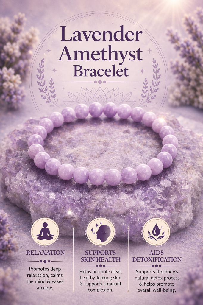 Lavender Amethyst Bracelet