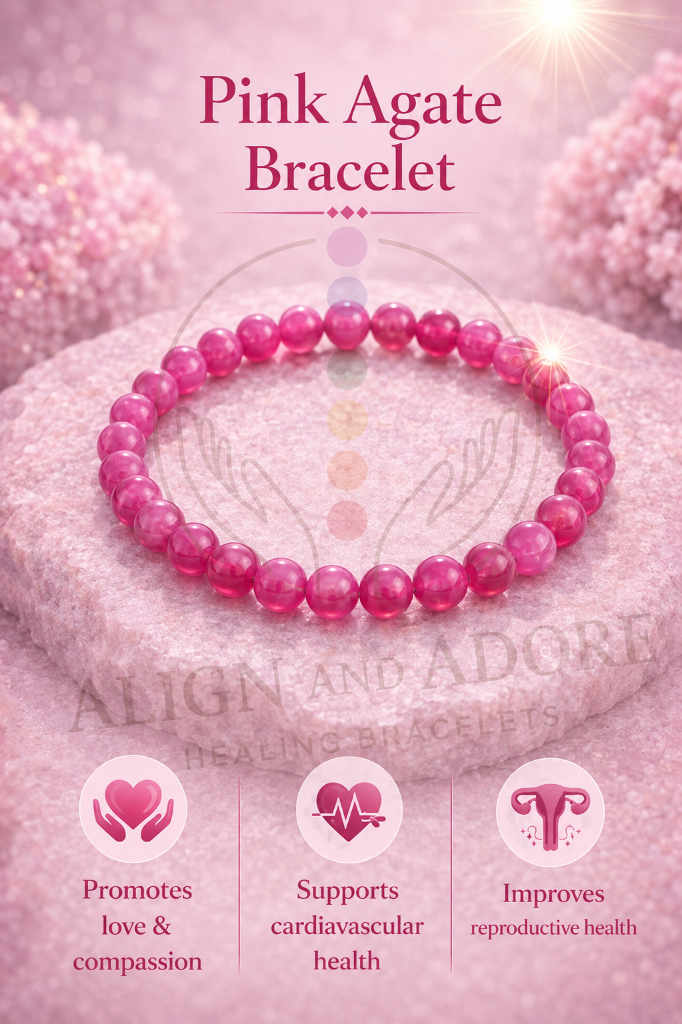 Pink Agate Bracelet