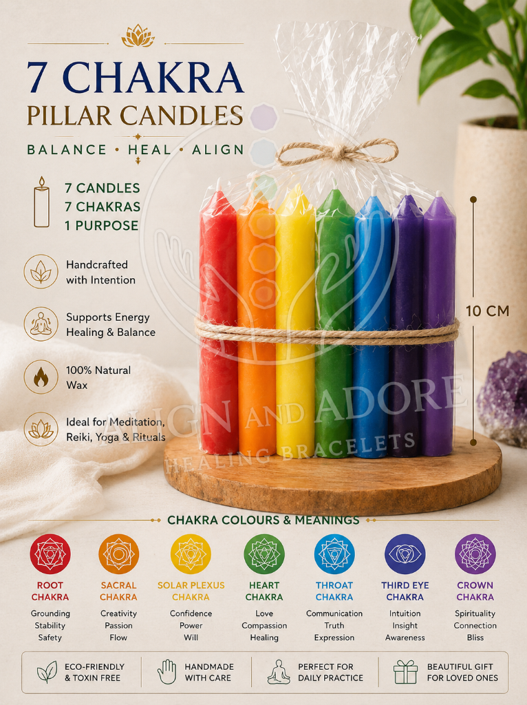 Chakra Candles Set