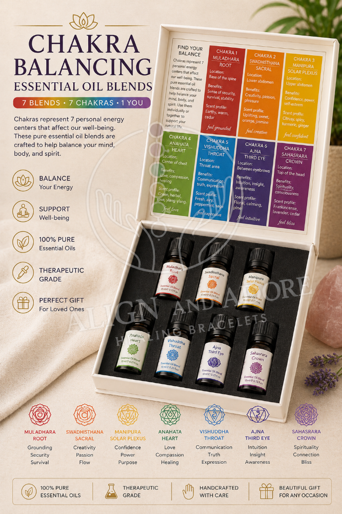Chakra Essential Oils Set