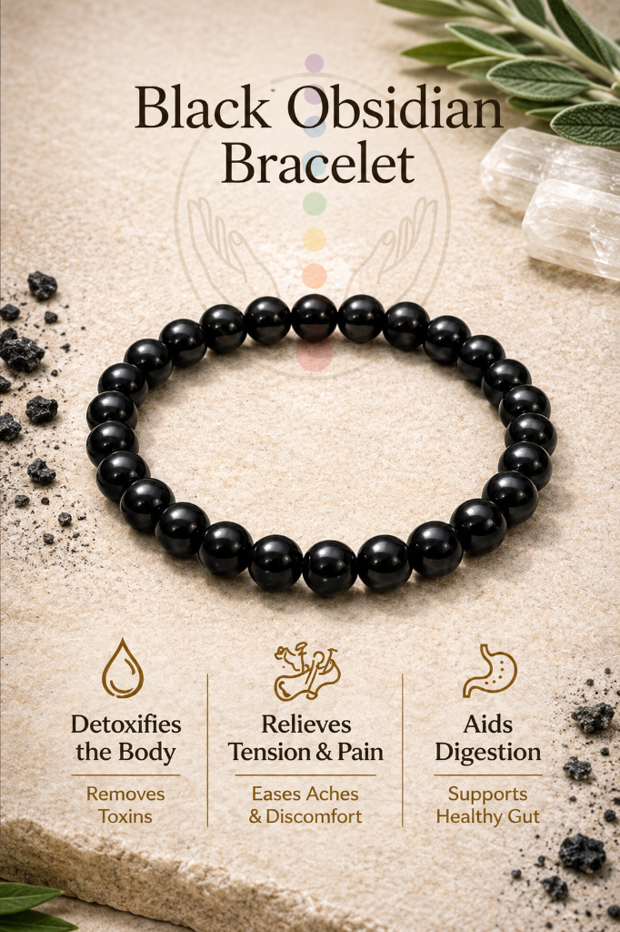Black Obsidian Bracelet