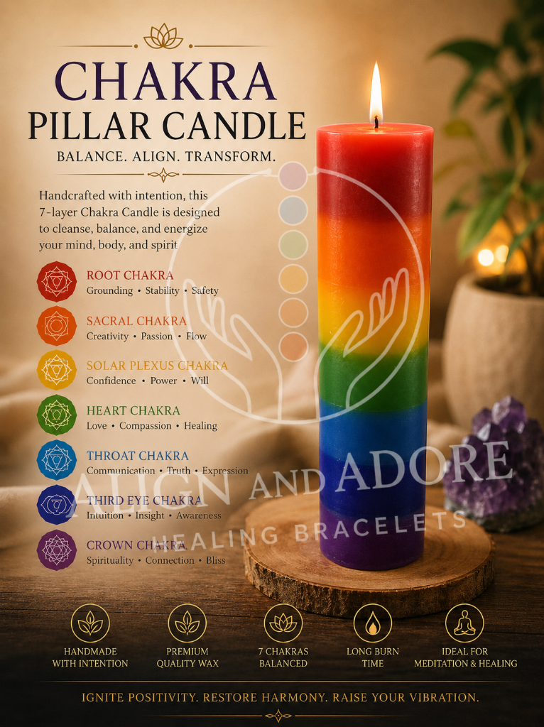 Chakra Pillar Candle