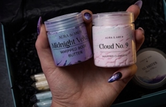 Midnight Velvet and Cloud No. 9 whipped jars