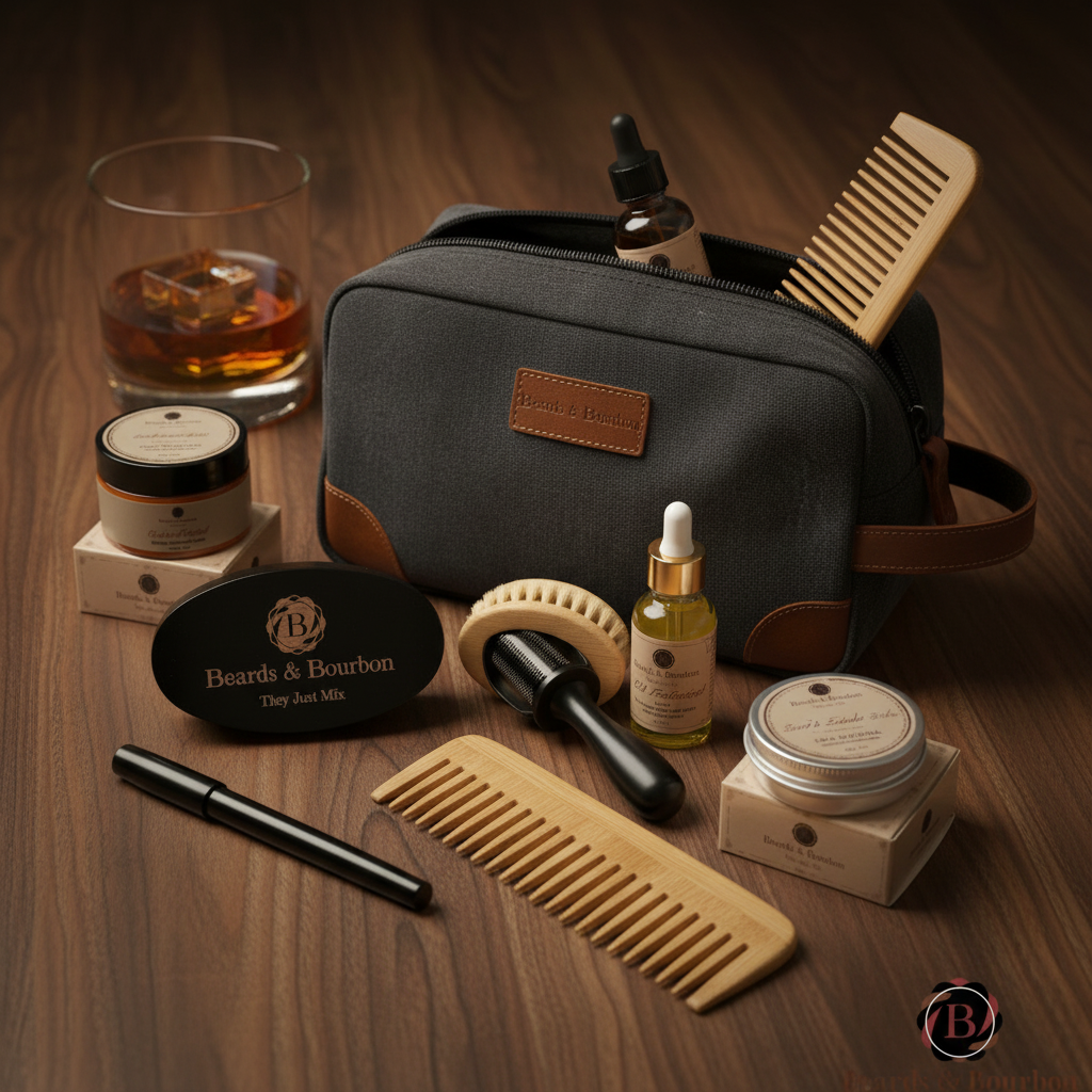 Luxury Grooming Travel Bag Kit