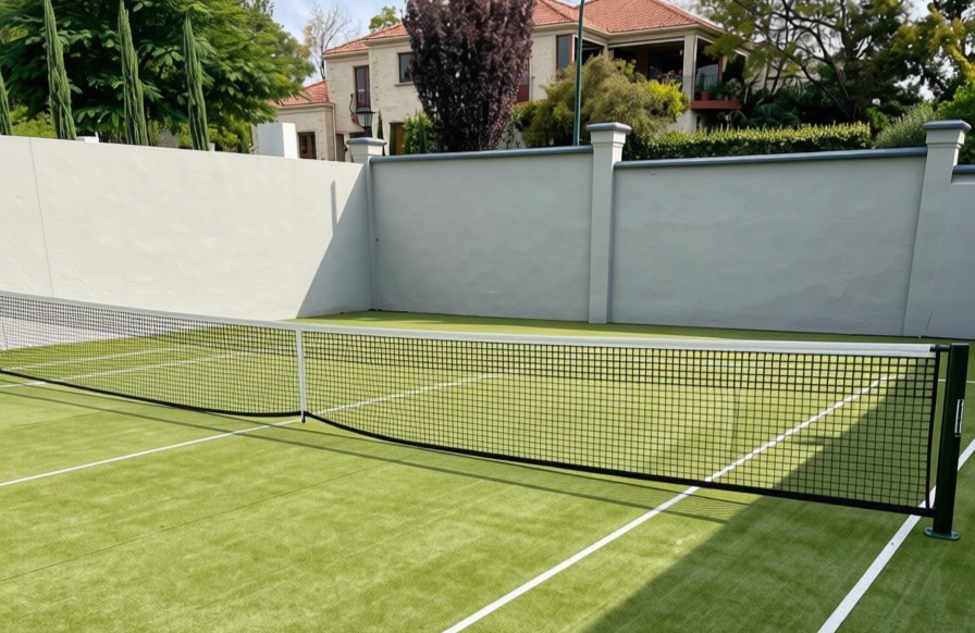 Synthetic court freshly groomed by our team