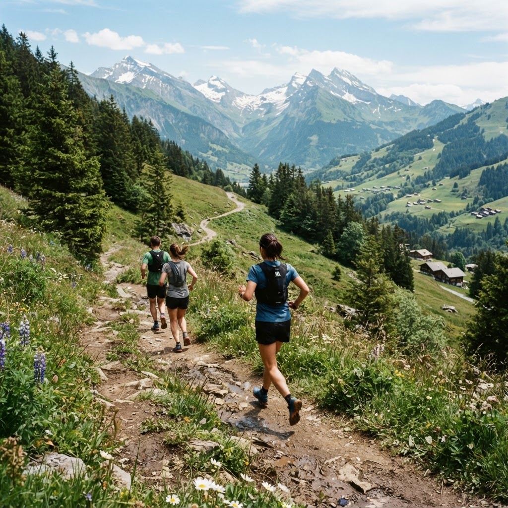 Saanen running race