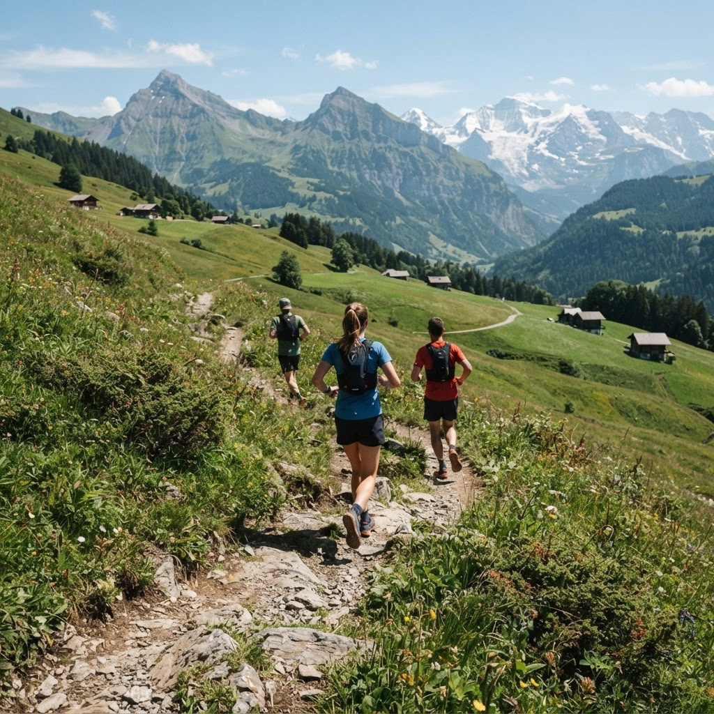 Gstaad running race