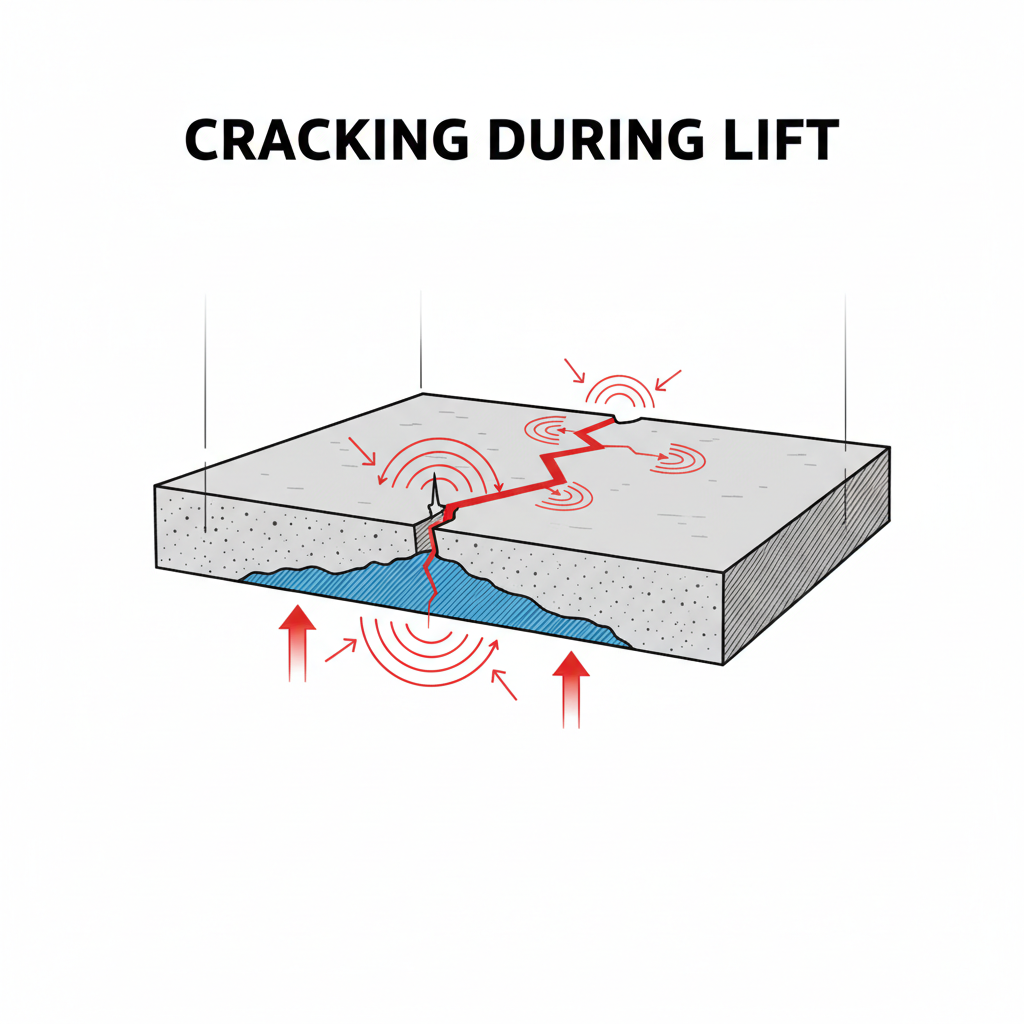 Cracking During Lift