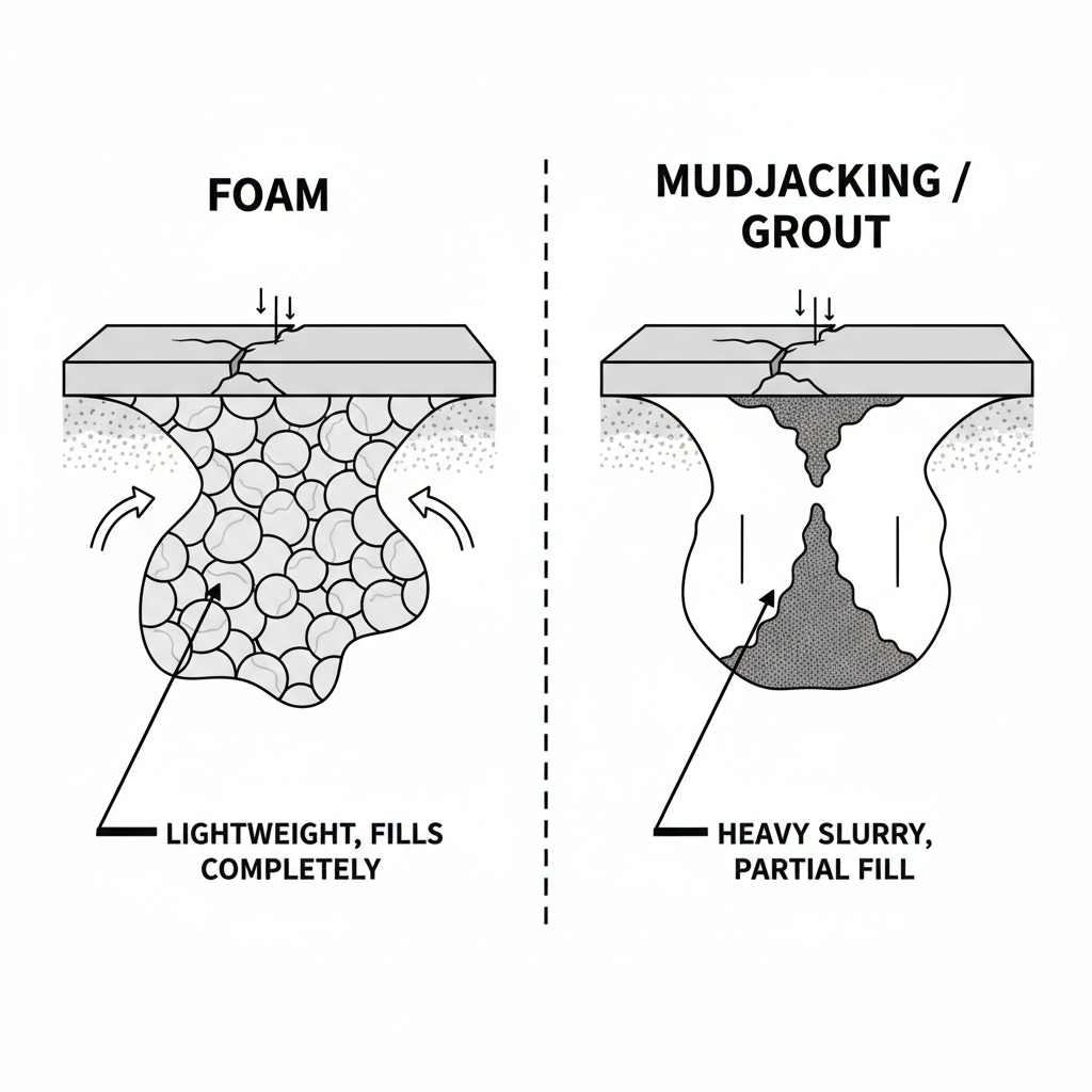 Foam vs Mud