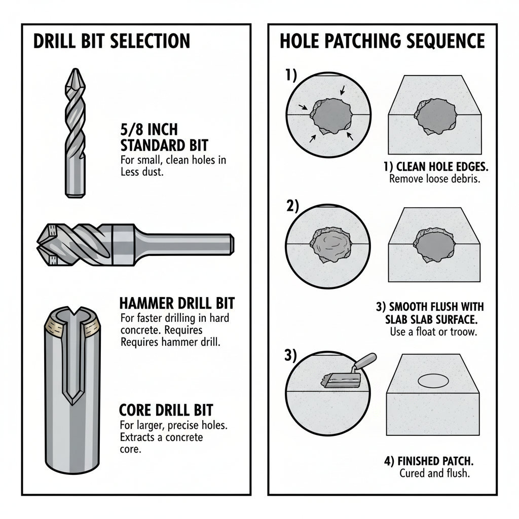 Drill Bit Selection & Hole Patching