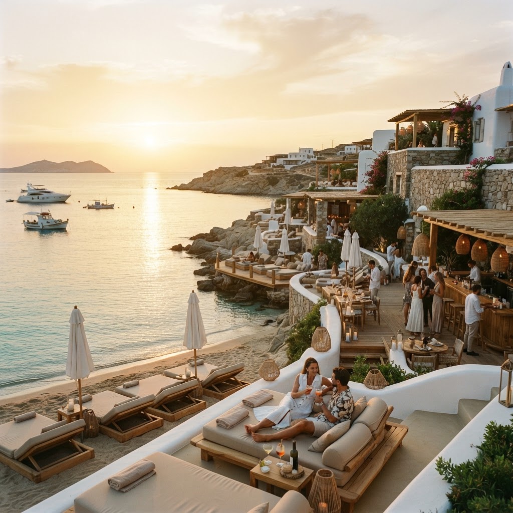 Island Beach Clubs & Sunsets