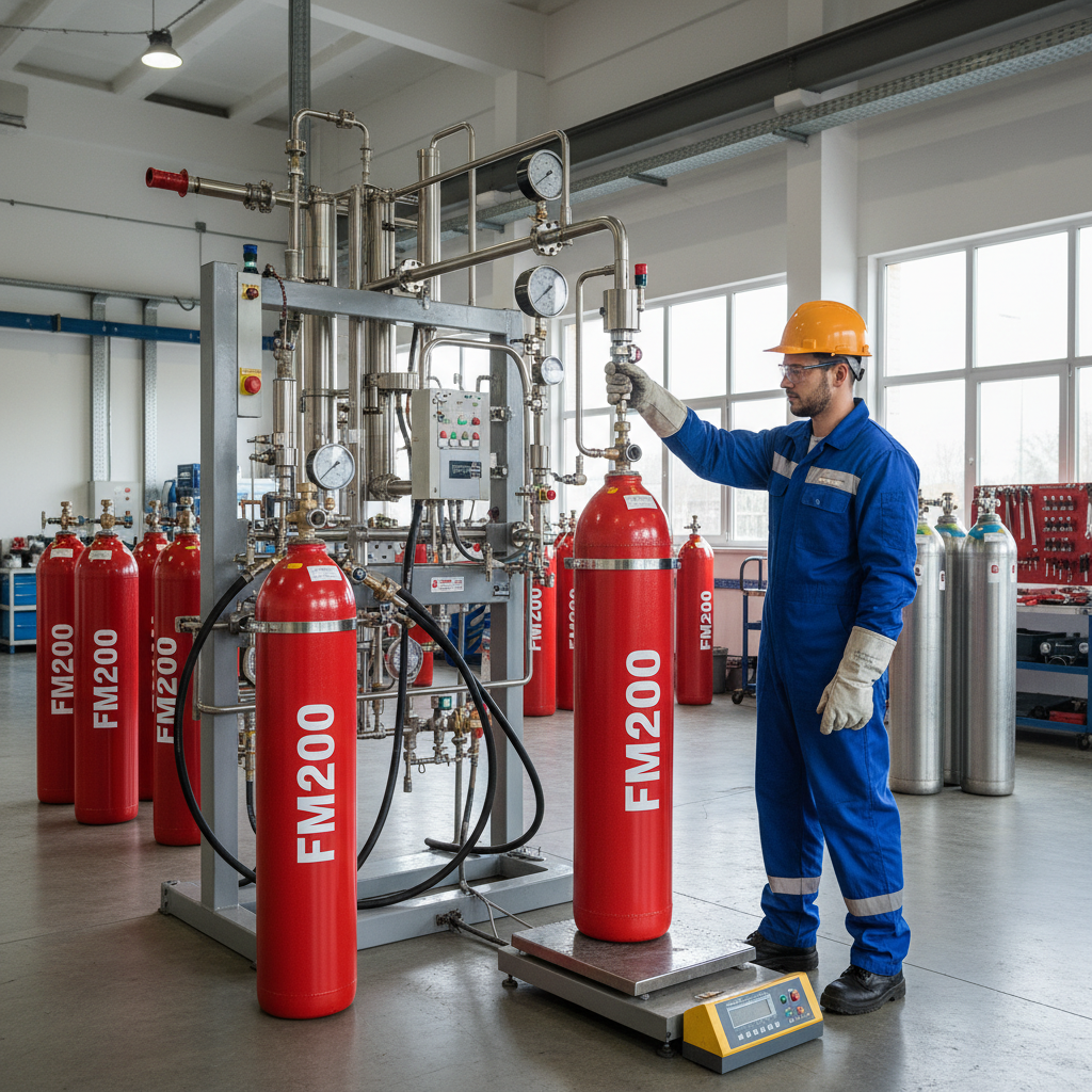 Recharge des Gaz d'Extinction