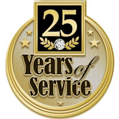 25 Years of Service