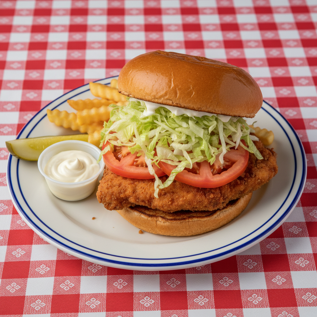 Pork Chop Sandwich