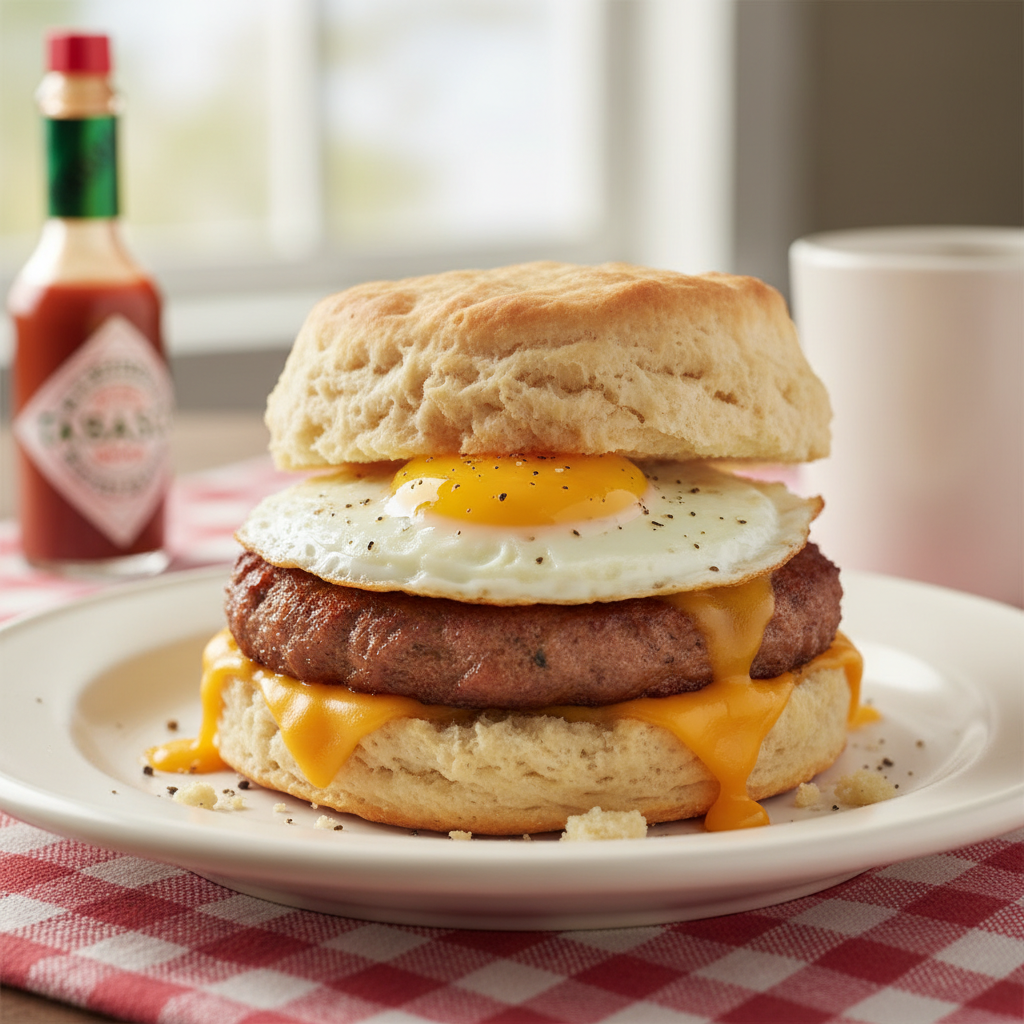 Breakfast on a Biscuit