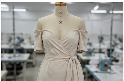 Sample Dress on Mannequin