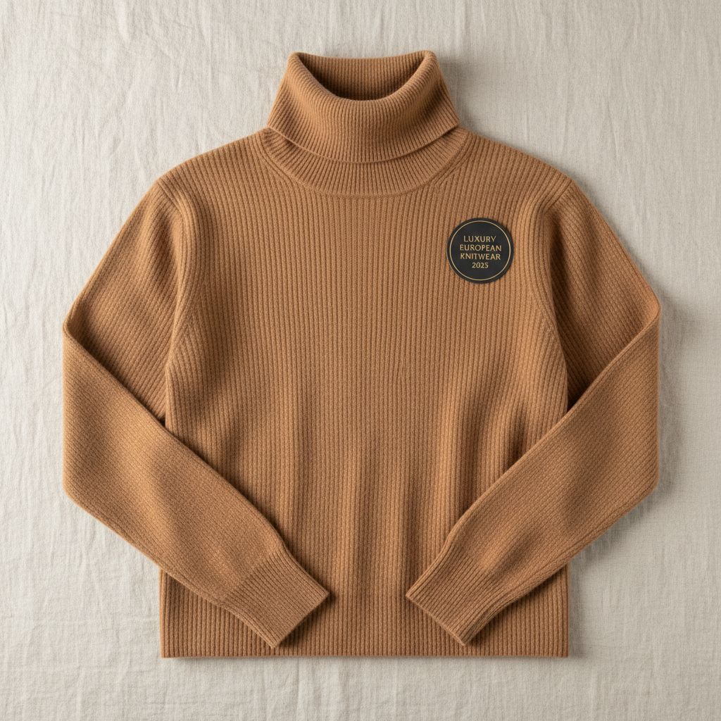 Women's Kashmir Cashmere Turtleneck — Caramel
