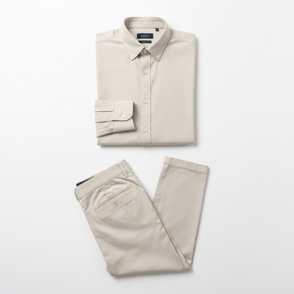 Men's Business Casual Shirt & Chinos