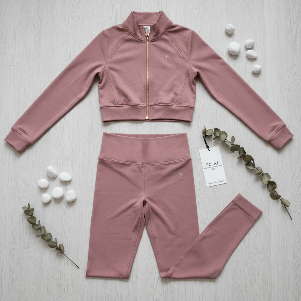 Dusty Rose Luxury Activewear Set