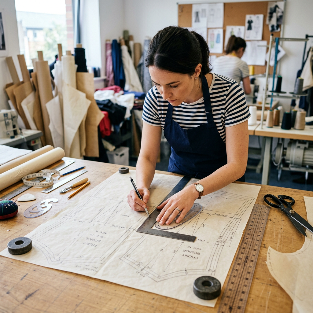 Professional pattern making garment samples