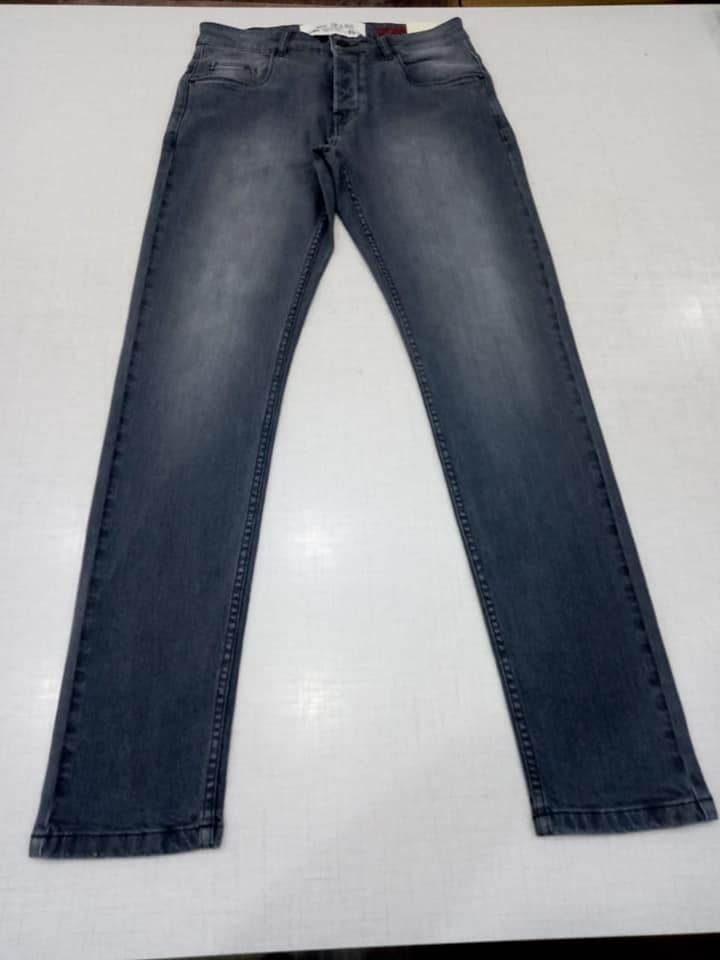 Slim Fit Grey Denim Jeans