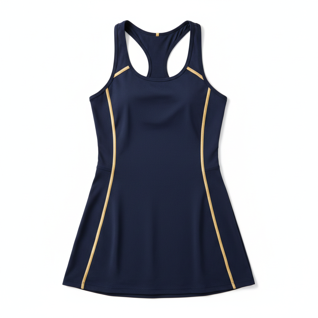 Racerback Gym Dress – Navy