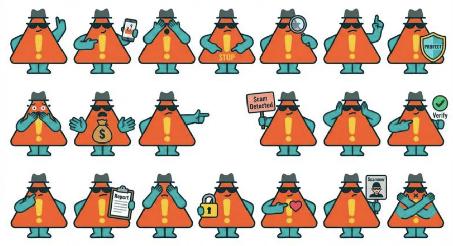 Our Vision — Scambusters mascots