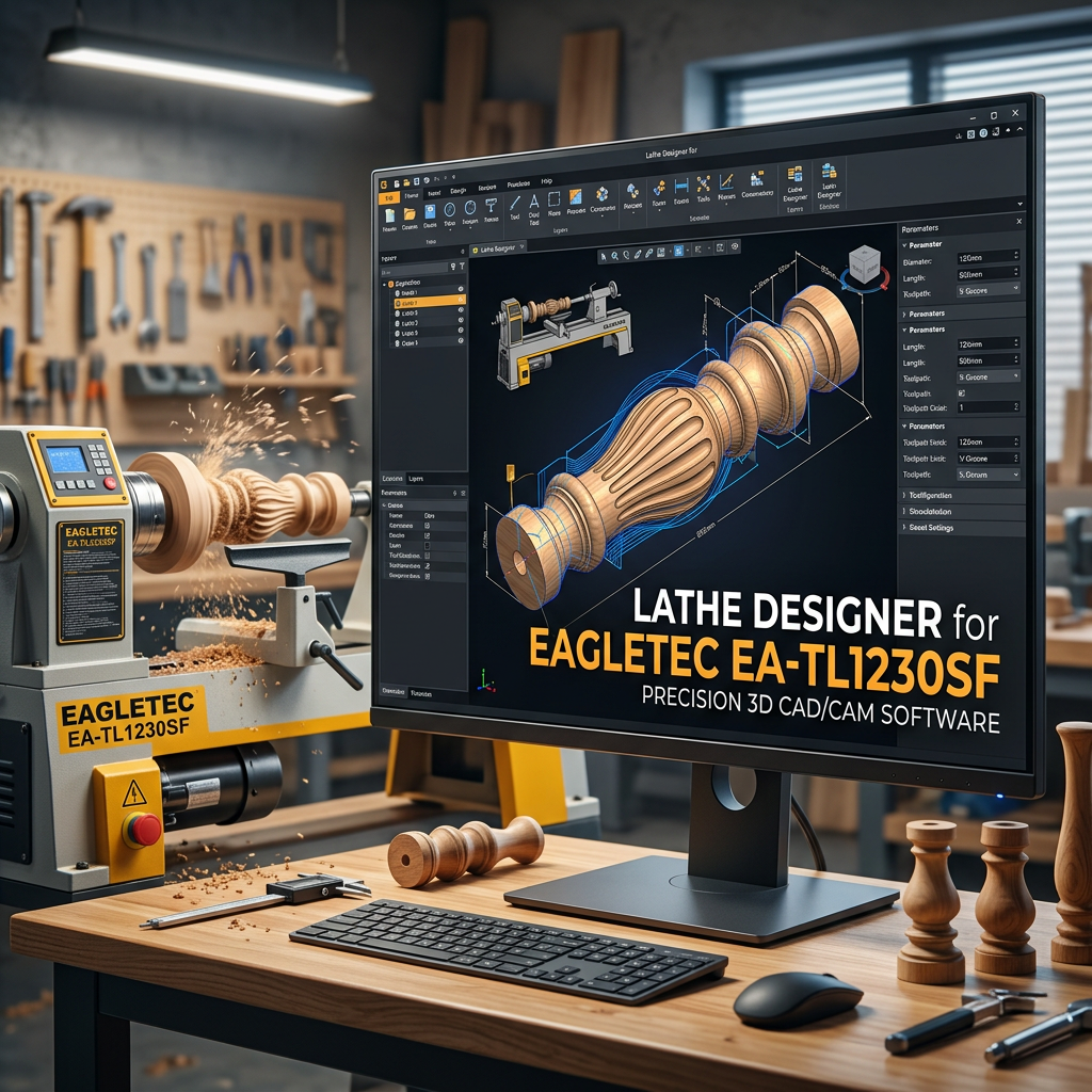 Lathe Designer for EagleTec EA-TL1230SF