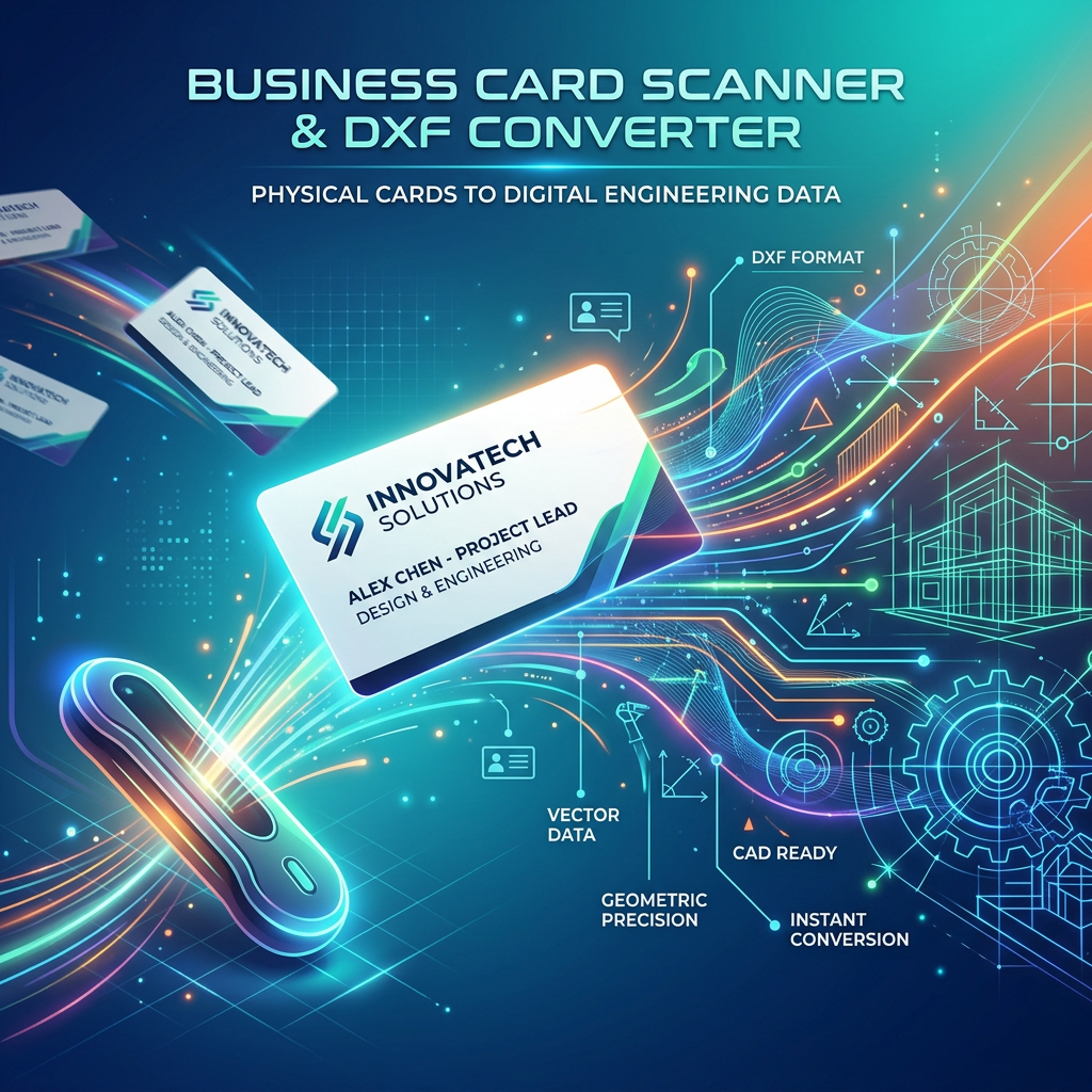 Business Card Scanner & DXF Converter