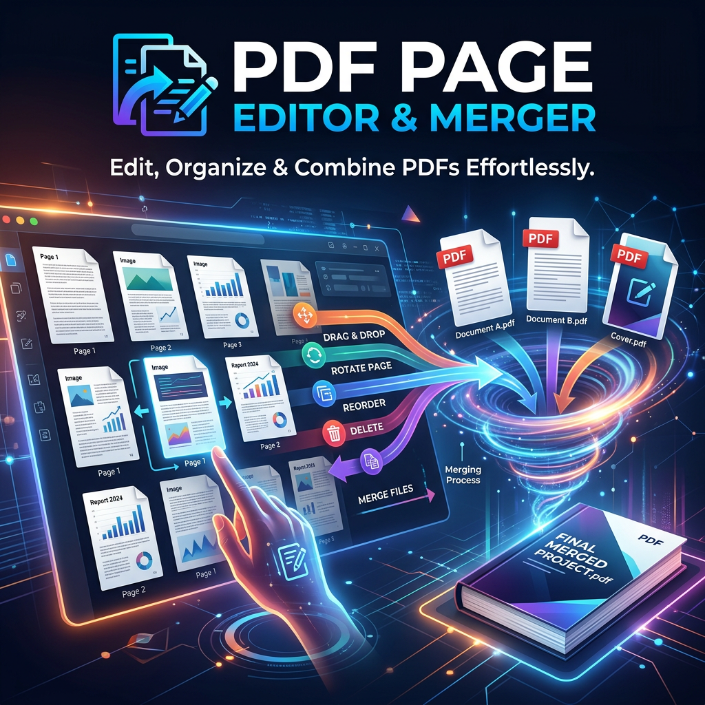 PDF Page Editor & Merger