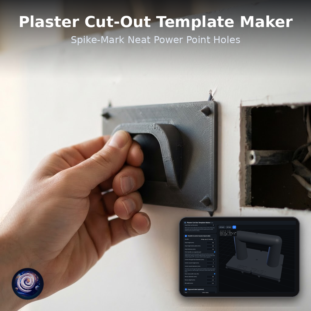 Plaster Cut-Out Template Maker v1.0